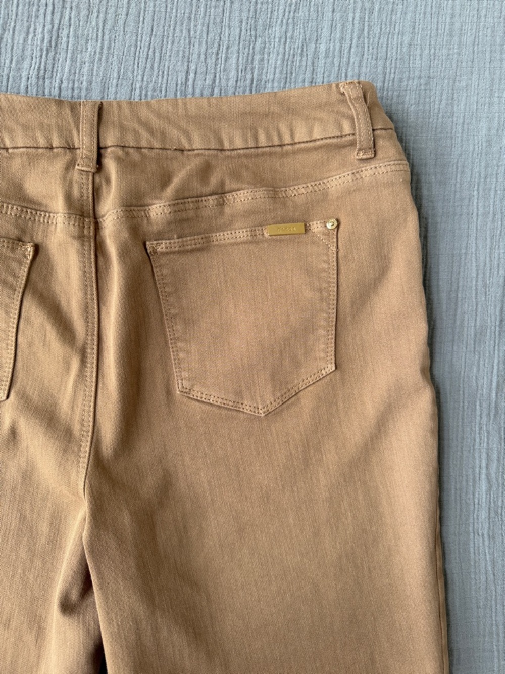 Chico's Ankle Jeans in Camel Brown - Picture 6 of 9